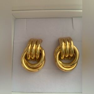 Mini Knot Gold Earrings - Heaven Mayhem 18k gold plated